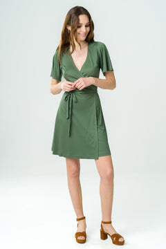 Acacia Dress Bronze Green