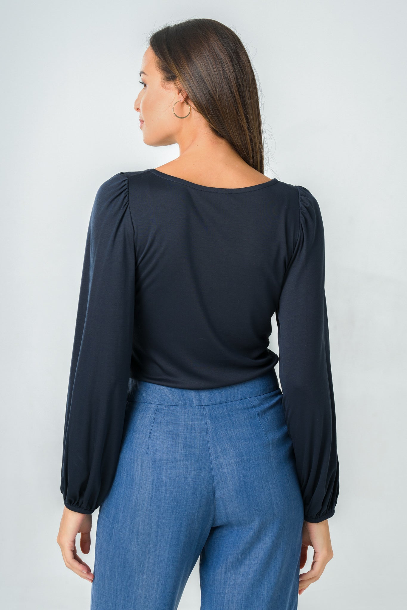 Kalmia Blouse Navy Blue