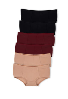 Blaire Shorts Underpants 6 Pack Red