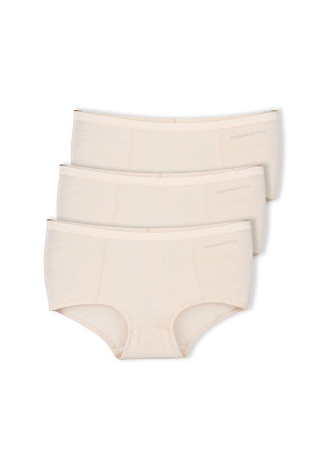 Blaire Shorts Underpants 3-Pack Off White