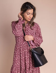 Bobbi Maxi Bucket tas Zwart