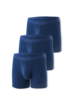 Brunno Boxer Brief 3 Pack Navy Blue