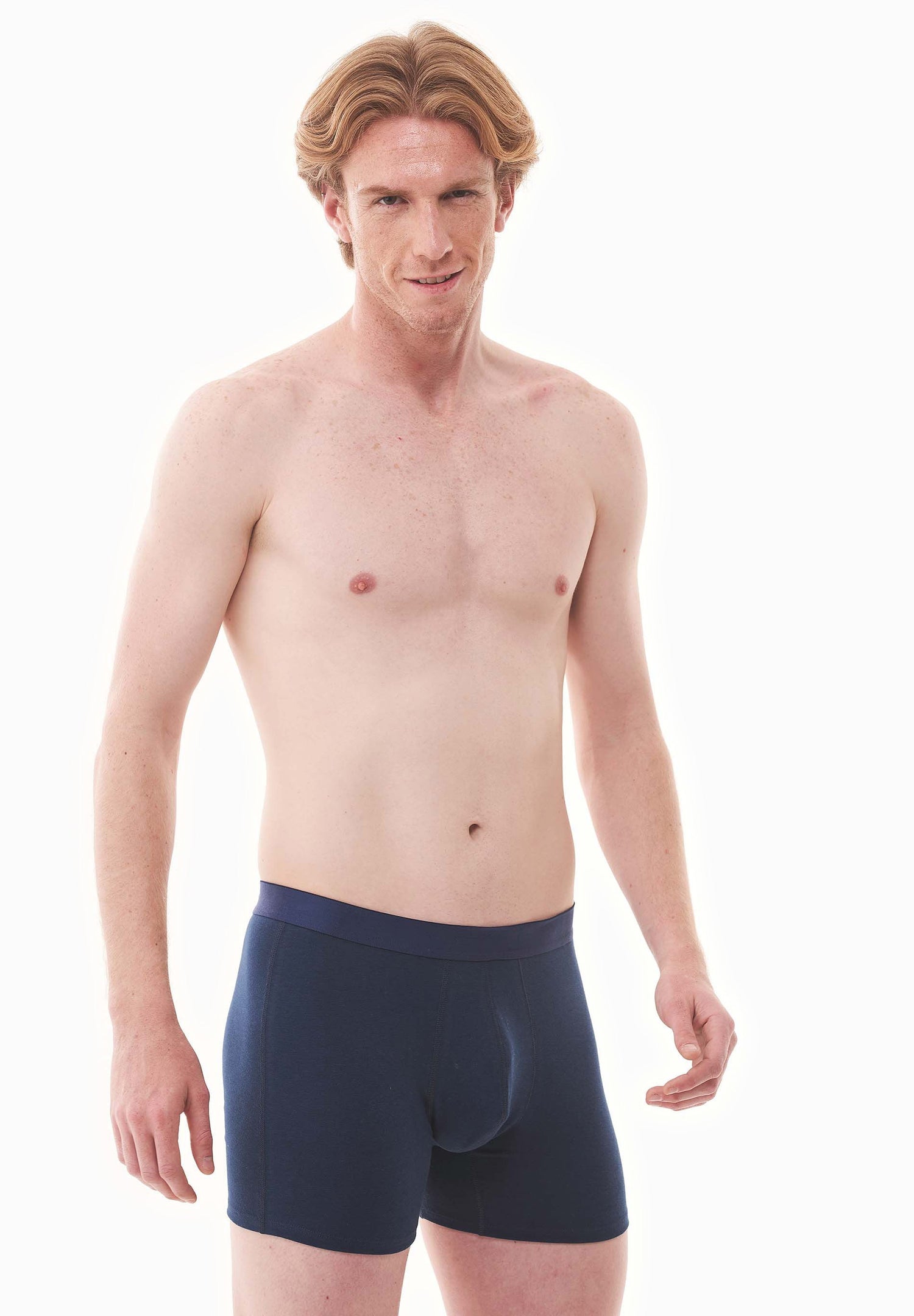 Brunno Boxer Brief 3 Pack Navy Blue