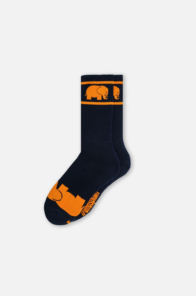 Navy Bamboo Athletic Sokken