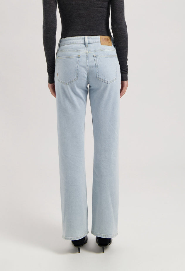 Carry Mid Straight Jeans Light Stone