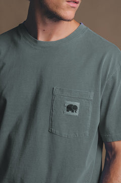 Garza T-shirt Vintage Indigo Blue