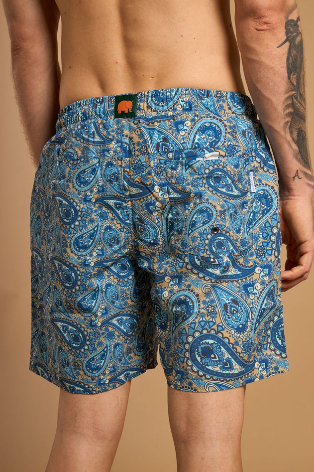 Mediterranean Paisley Zwemshort Groen