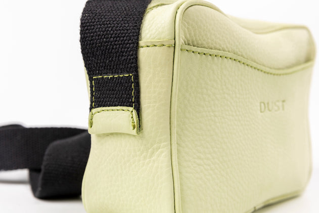 Sausalito Leren Crossbodytas Pistachio