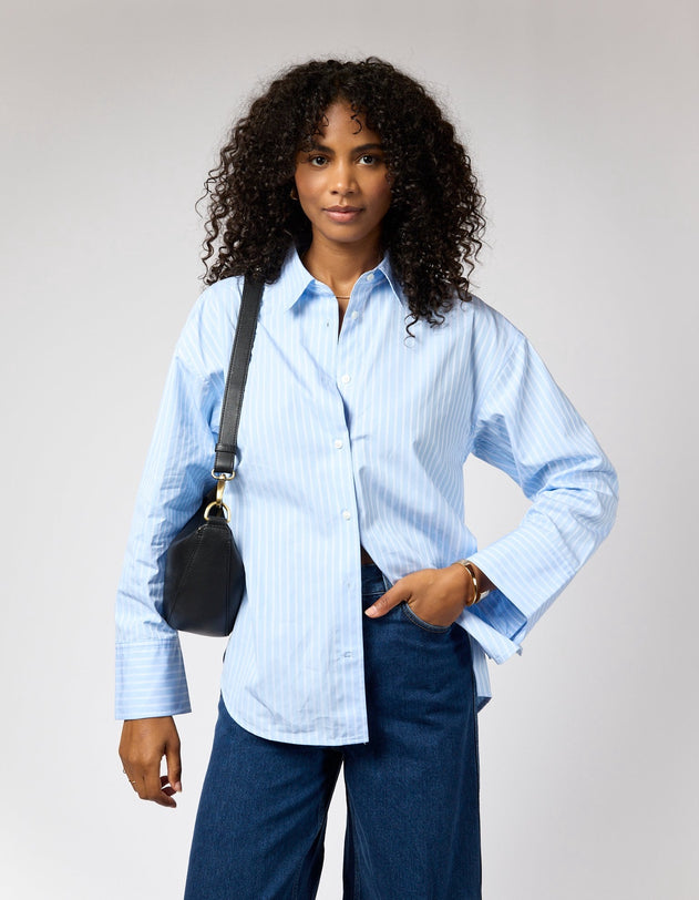 Leo Twisted Handle Tas Zwart