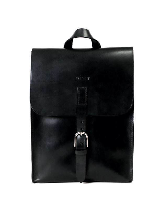 Mod 120 Cuoio Leren Rugzak Zwart