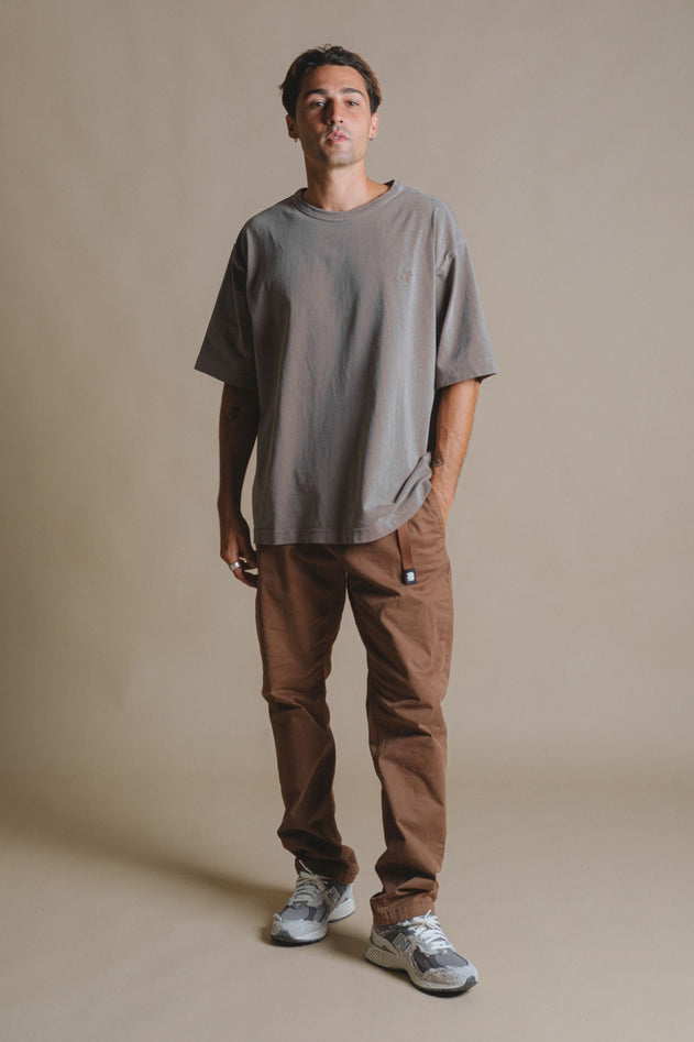 T-shirt Stone Gray Grijs