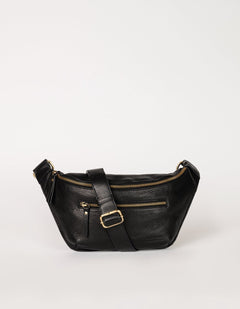 Drew Bum Bag Soft Grain Leather Black