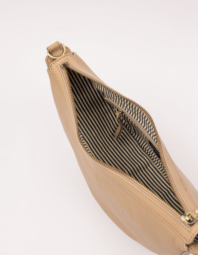 Leo Twisted Handle Tas Zand