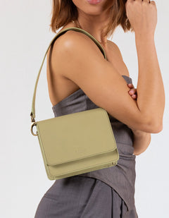 Audrey Mini Bag Classic Leather Tea Green