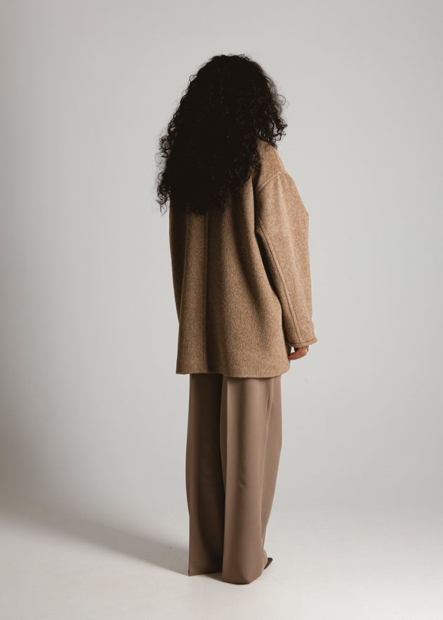 Astoria Wool Jas Bruin