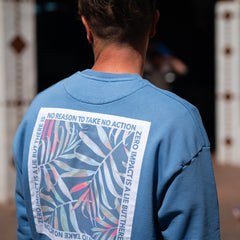 Crew Sweatshirt Blue Bamboo