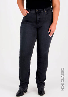 Caramel+ High Waist Jeans Dark Grey