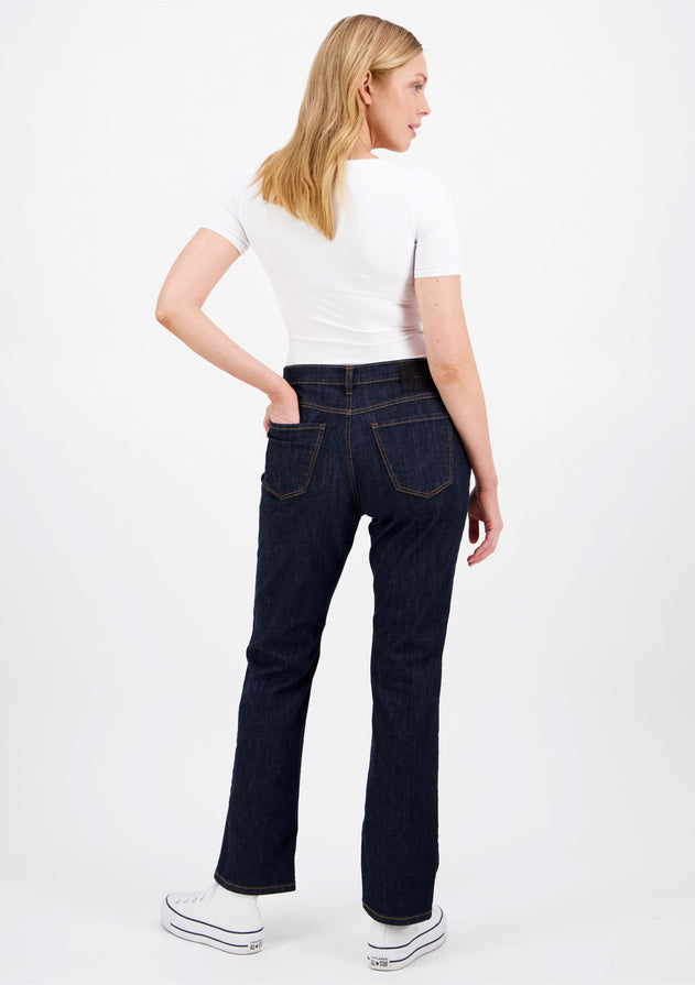 Caramel High Waist Jeans Dark Wash