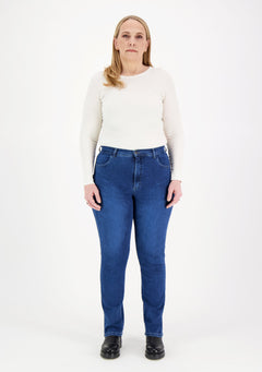 Caramel High Waist Super Stretch Jeans Blue