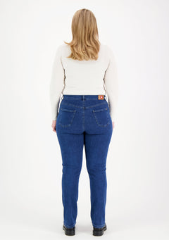 Caramel High Waist Super Stretch Jeans Blue