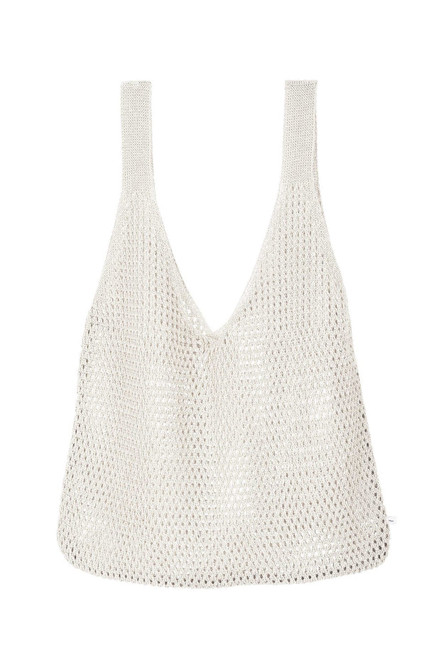 Mare Linen Summer Bag White