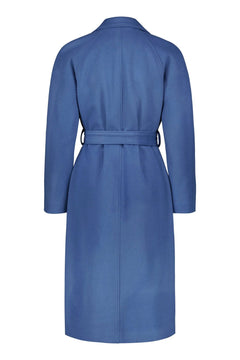 Chelsea wol blend jas as blauw