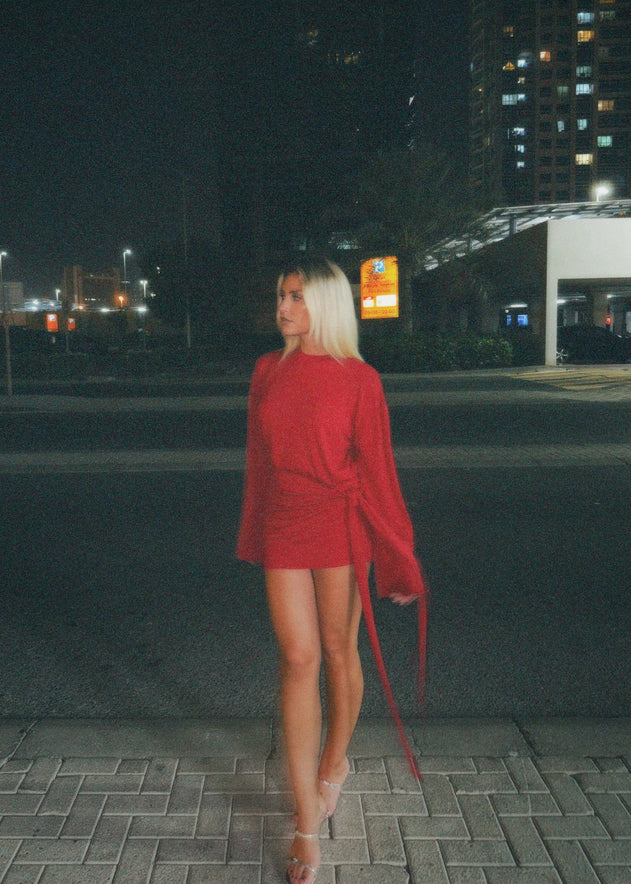 Hera Mini Dress - Red