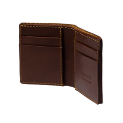 Leather Wallet Mod 111 Cuoio Dark Brown