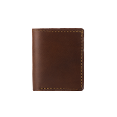 Leather Wallet Mod 111 Cuoio Dark Brown