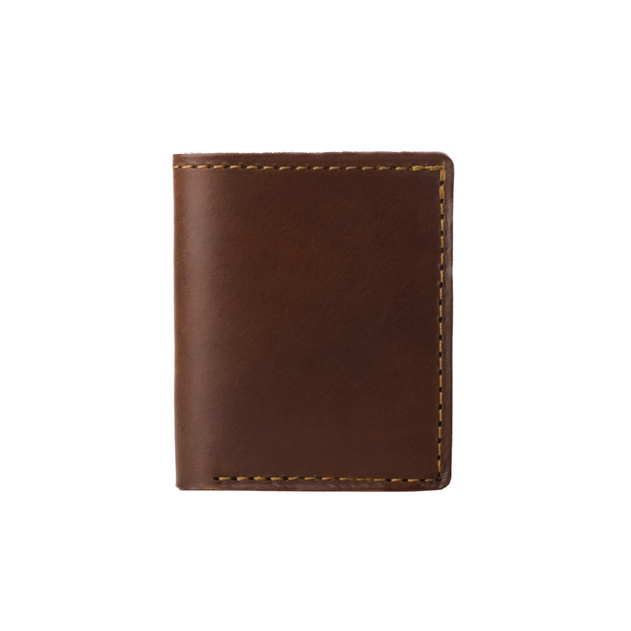 Leather Wallet Mod 111 Cuoio Dark Brown