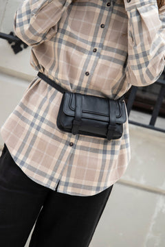 Belt Bag Mini No. 108 Pebbled Black