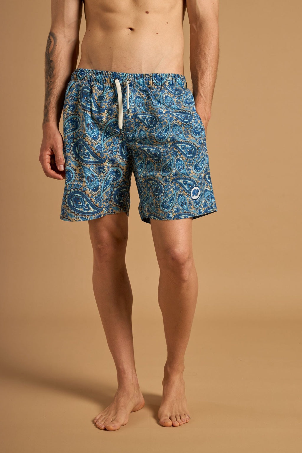 Mediterranean Paisley Zwemshort Groen