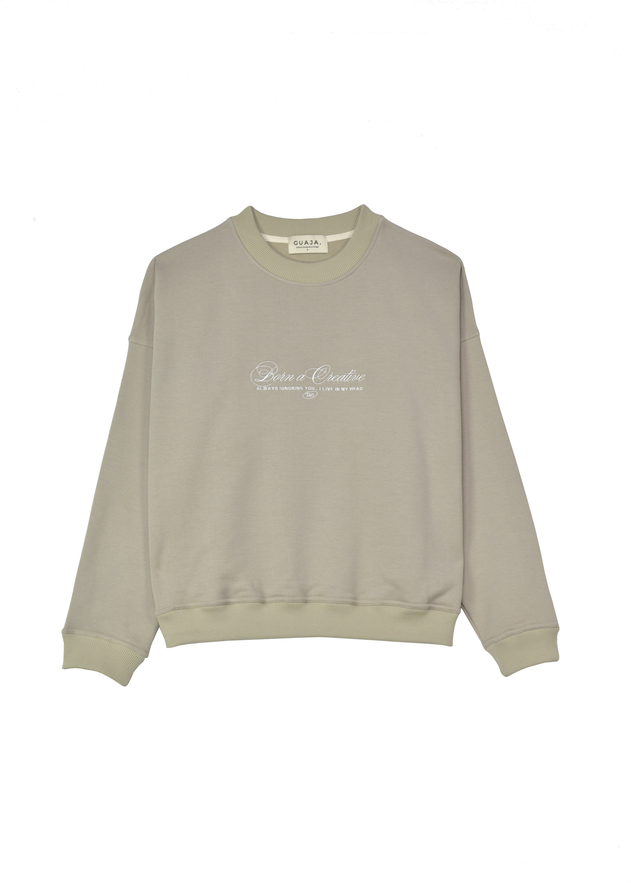 Comfort Zone Crewneck Taupe