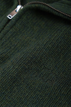 Bernia Quarter Zip Trui Bosgroen