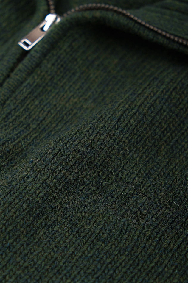 Bernia Quarter Zip Trui Bosgroen
