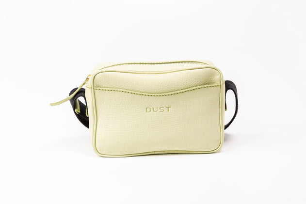 Sausalito Leren Crossbodytas Pistachio