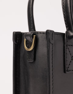 Jackie Classic Leather Mini Bag Black