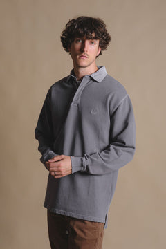 Polo Sweater Pewter Grey