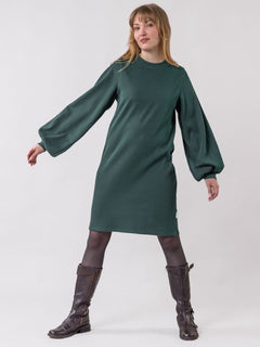 Pärske - Forest Green Waffle Dress
