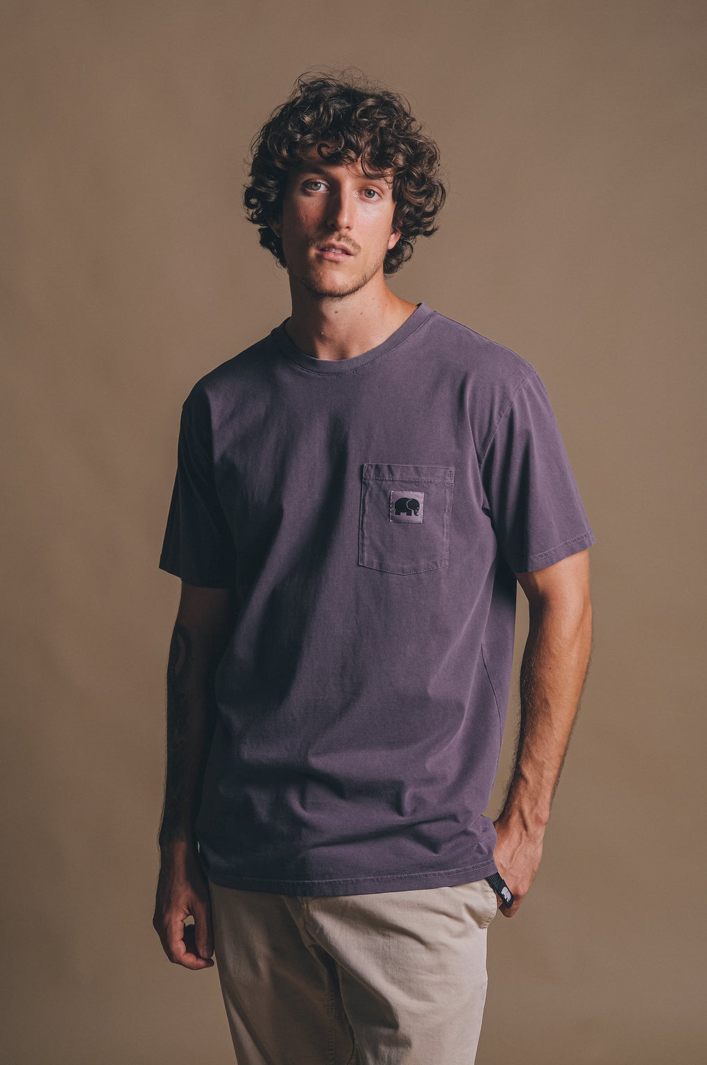 Garza T-shirt Sunset Purple