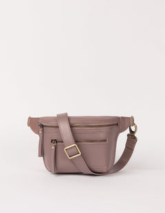 Beck's Bum Bag Classic Leather Pale Mauve