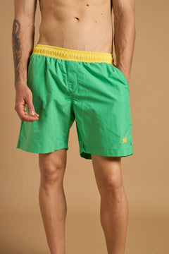Color Block Zwemshort Spring Green