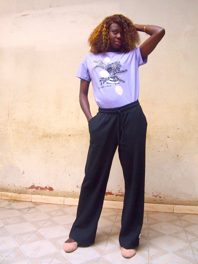 Virtaus Ribbed Knit Pants Black