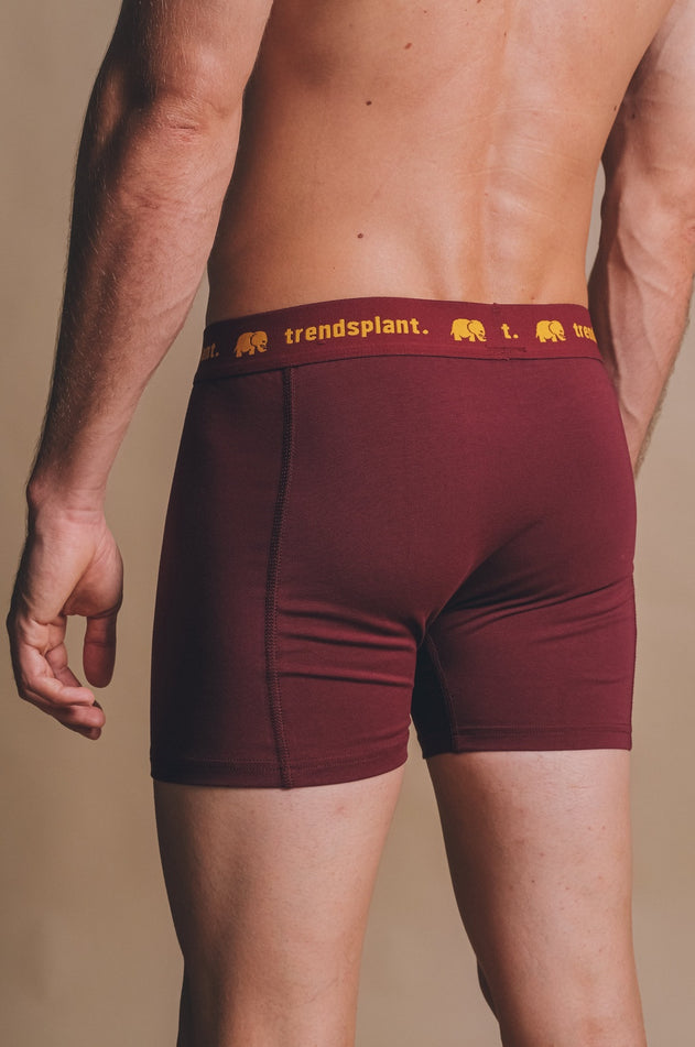 Boxershort Burgundy Red