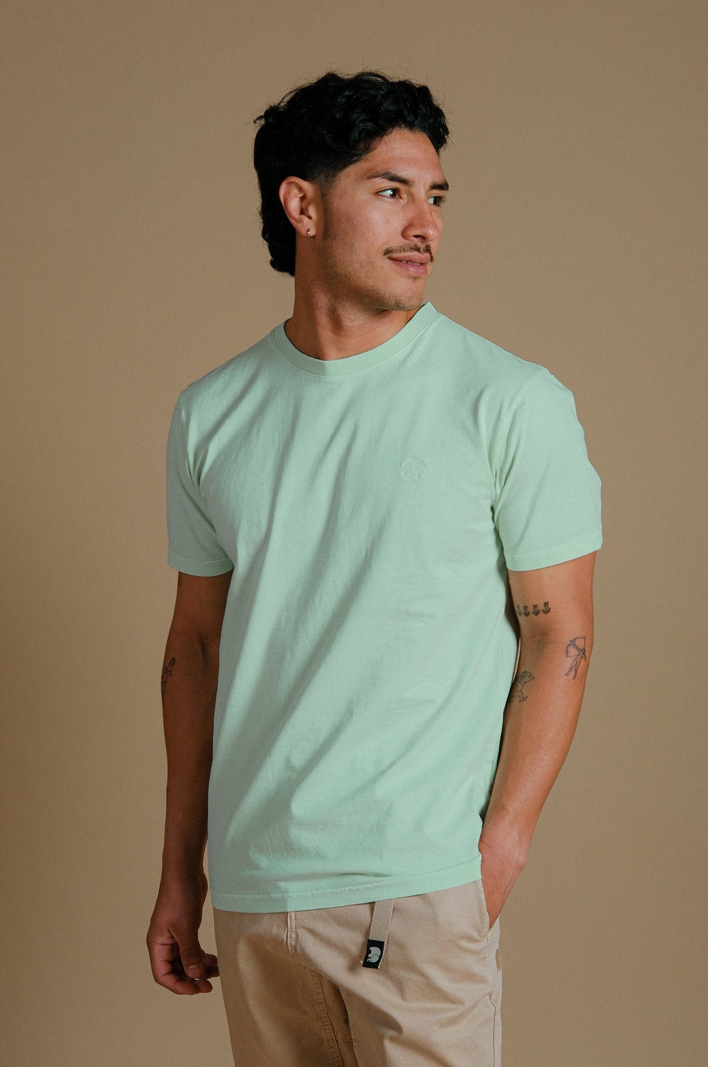 T-shirt Dusty Aqua Blue