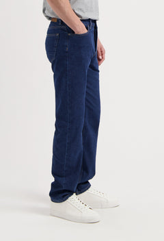 John Mid Straight Jeans Stone Indigo