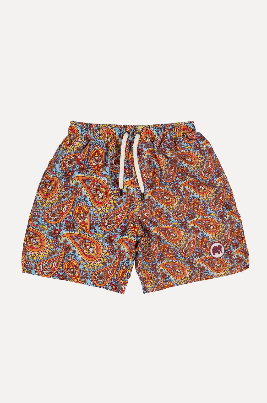 Caribbean Paisley Zwemshort Groen