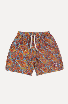 Caribbean Paisley Zwemshort Groen
