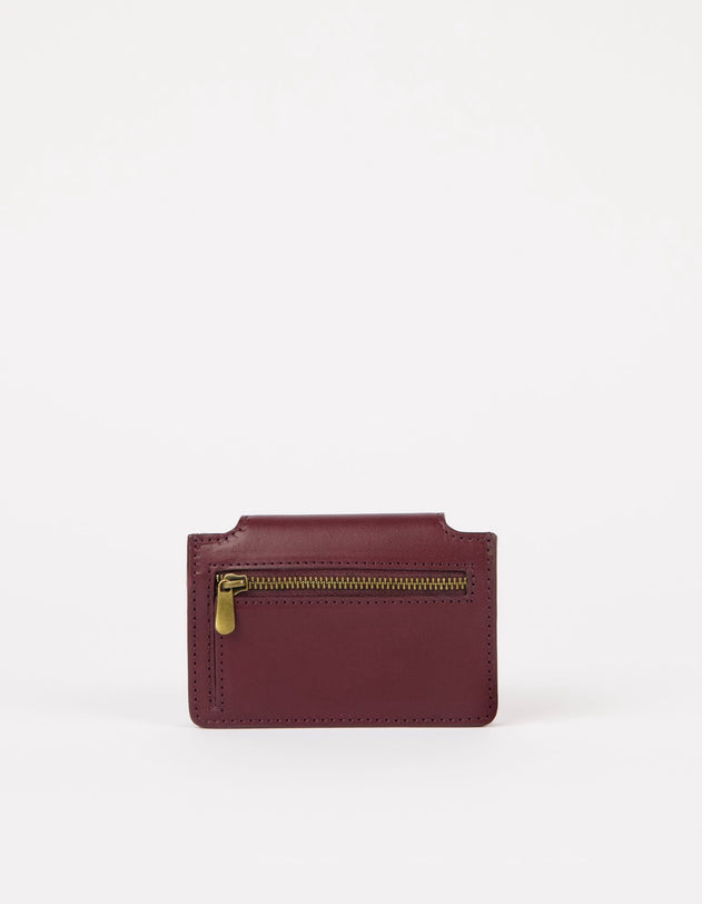Harmonica Portemonnee Donkerkersrood