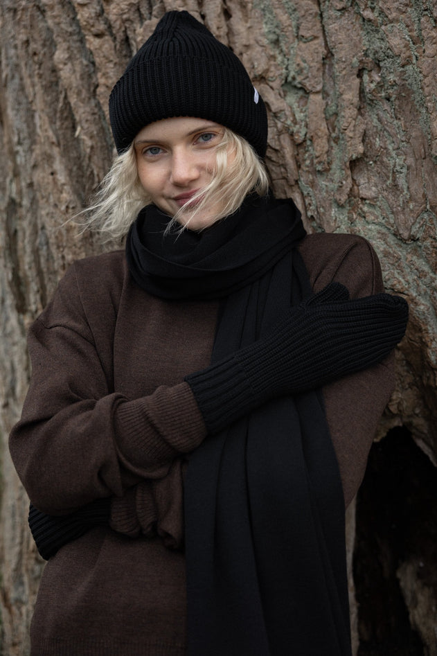 Rotondo Merino Hat Black